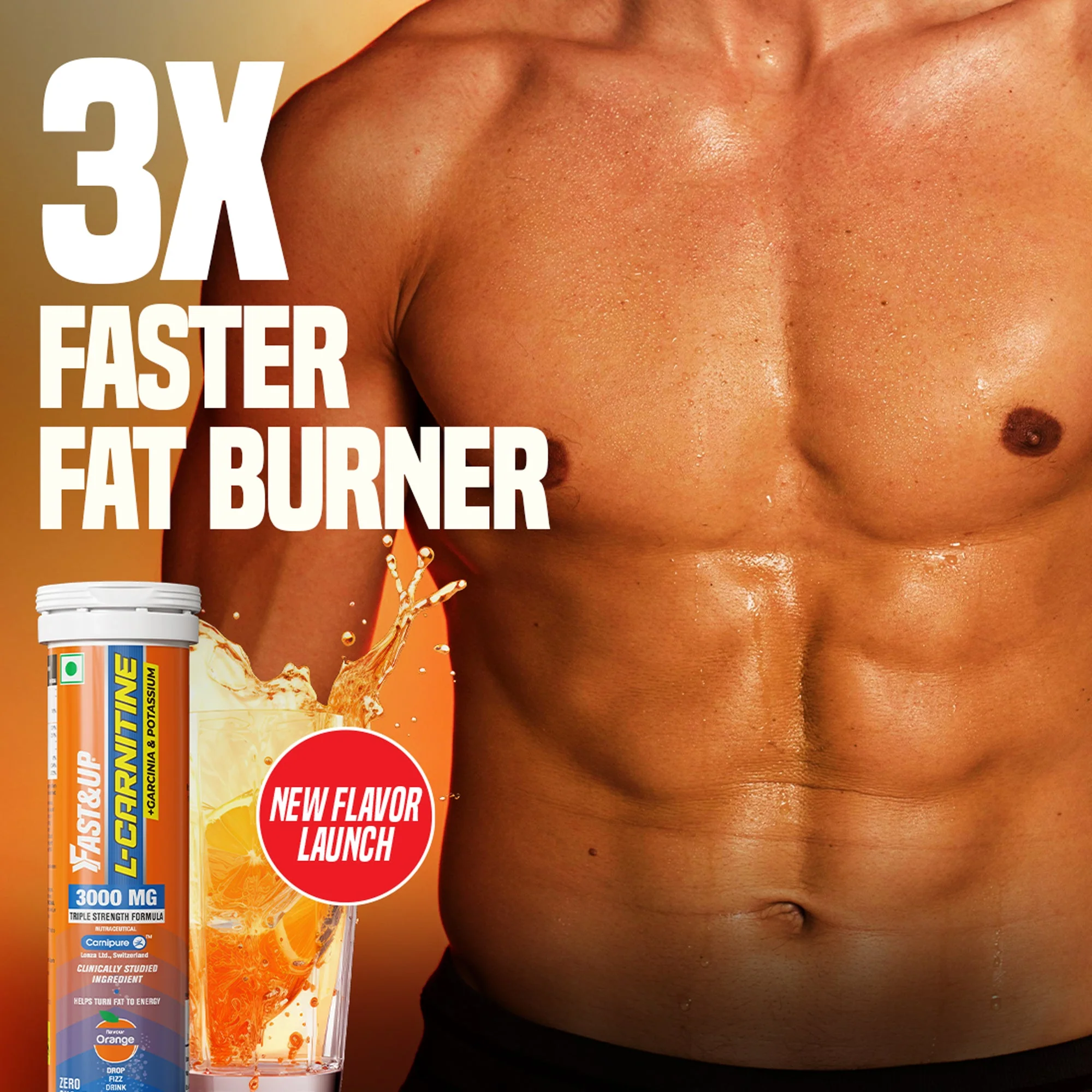 L-Carnitine 3000mg for Weight Loss - Orange - Image 2
