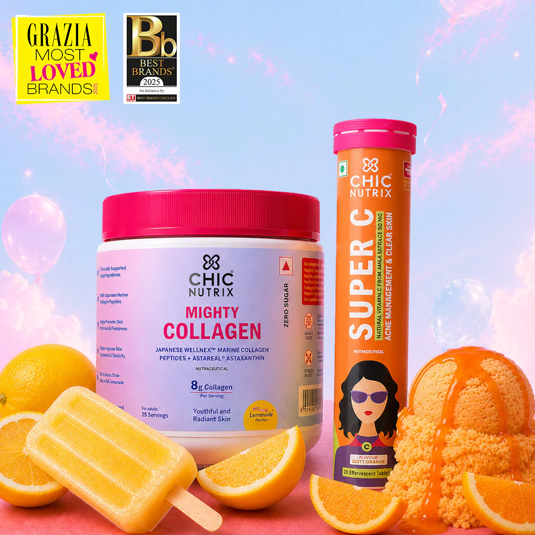 Skin Brightening & Firming Combo with Vitamin C and Marine Collagen